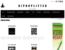 Tablet Screenshot of hiphoplifted.com